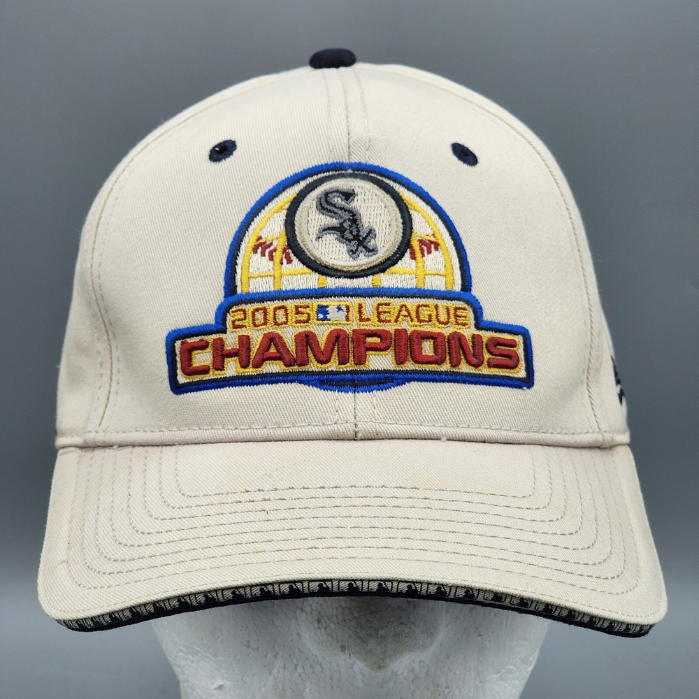 New Era 2005 Chicago White Sox Hat Cap League Champions MLB Beige Adjustable